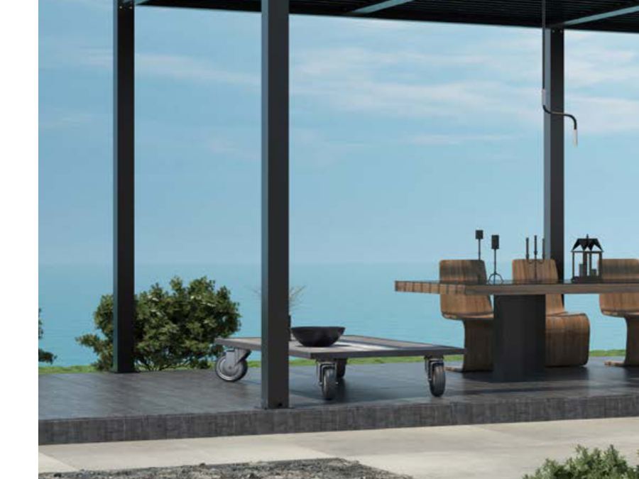Pergola bioclimatica estendibile